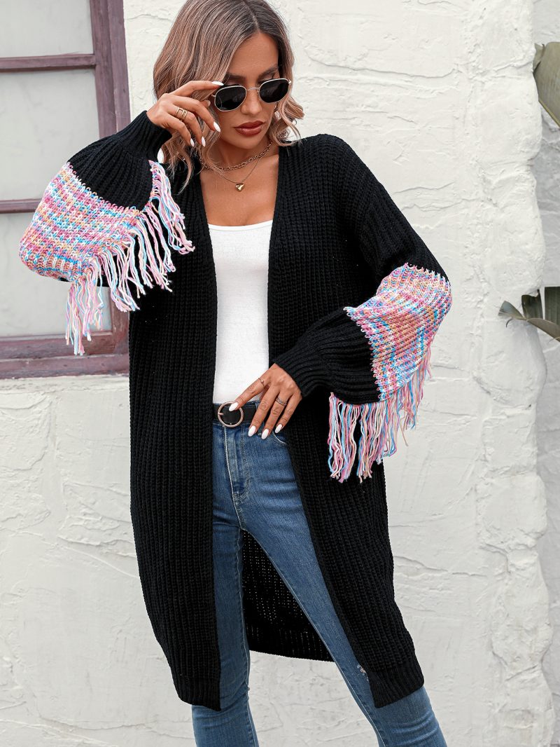 Fringed Knitted Sweater for Women - Image 6
