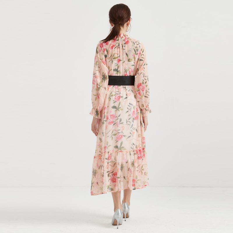 Chiffon Printed Dress Set - Image 3