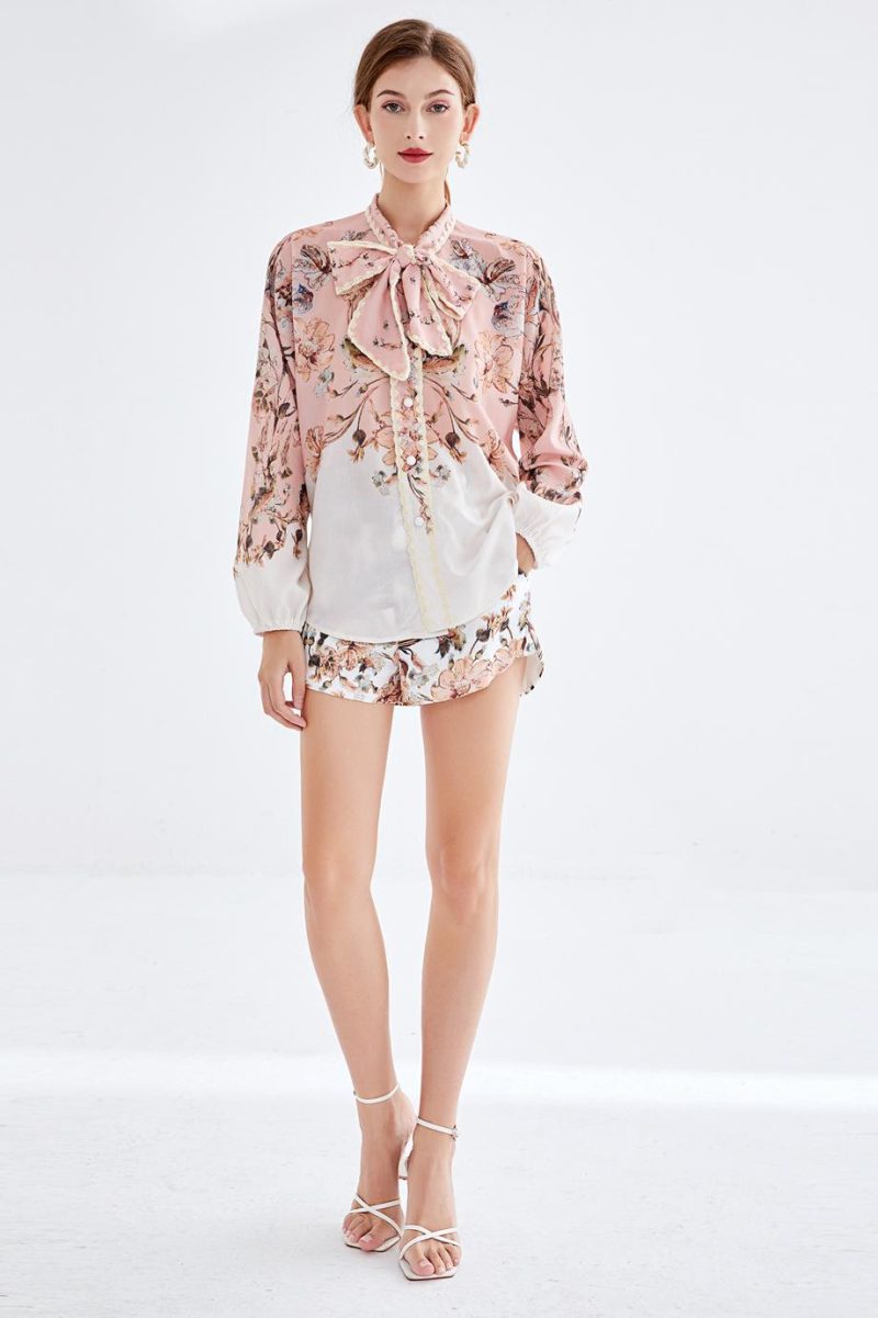 Cotton Linen Lace-Up Two-Piece Set - Image 4
