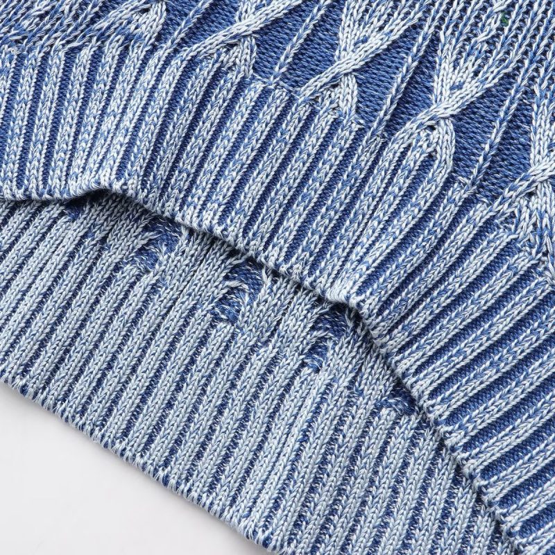 Washed Distressed Short Knitted Sweater Vest Jacket - Image 15
