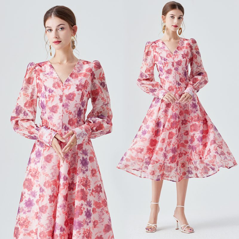 Bustling Purple Kite Midi Dress - Image 2