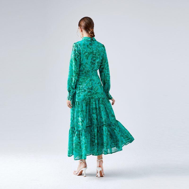 Metal Lace-Up Long Dress | Spring & Summer Vacation - Image 5