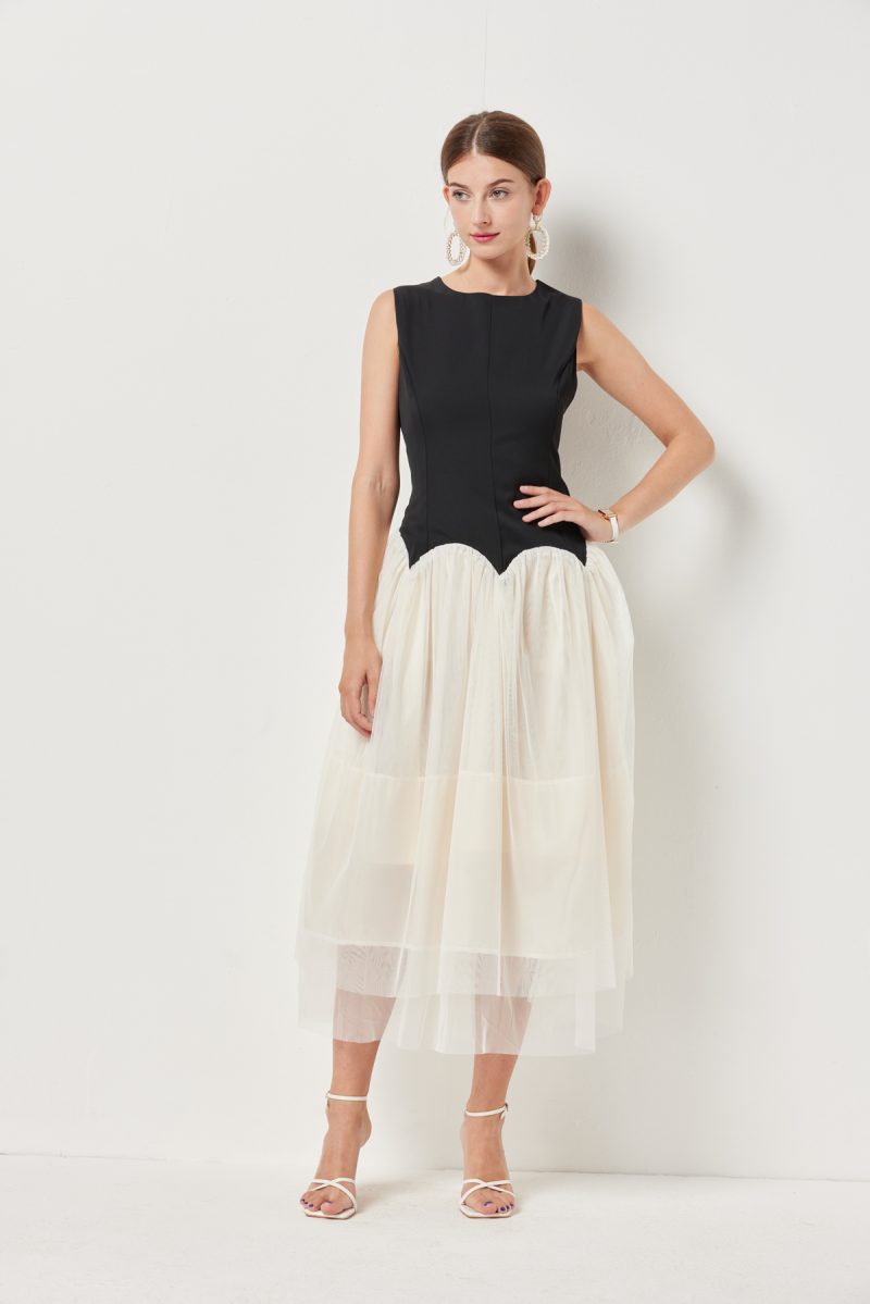 Summer Mesh Large Swing Dress - Image 4
