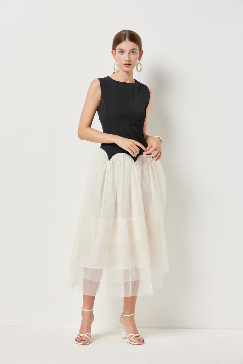 Summer Mesh Large Swing Dress - Image 5