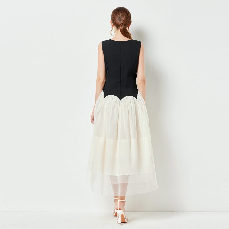 Summer Mesh Large Swing Dress - Image 6