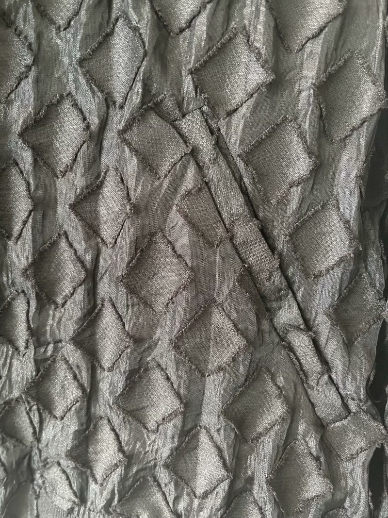 French Transparent Organza Bomber Jacket Coat - Image 5