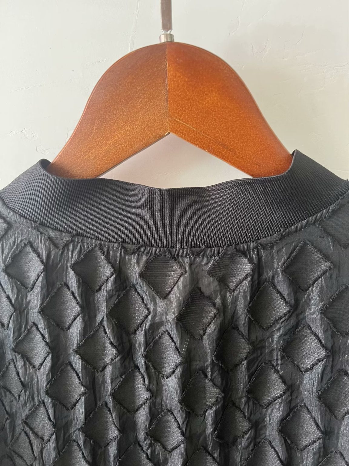 French Transparent Organza Bomber Jacket Coat - Image 7