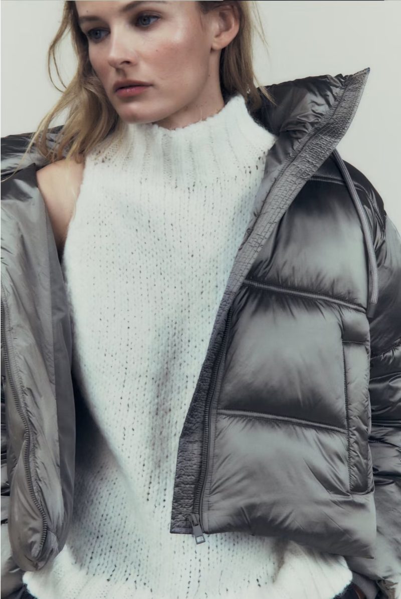 Autumn Winter Hooded Down Jacket Women's Clothing - Image 10