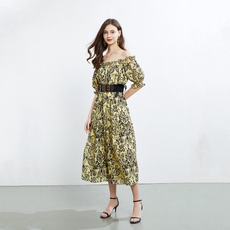 Summer High Waist Swing Dress - Image 4