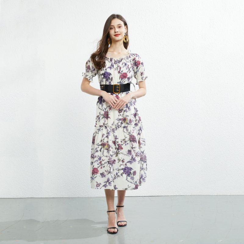 Summer High Waist Swing Dress - Image 5
