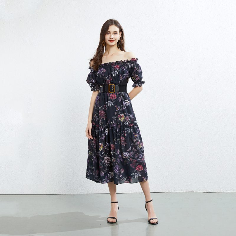 Summer High Waist Swing Dress - Image 6