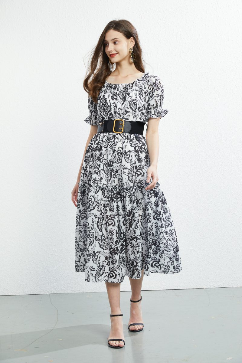 Summer High Waist Swing Dress - Image 7