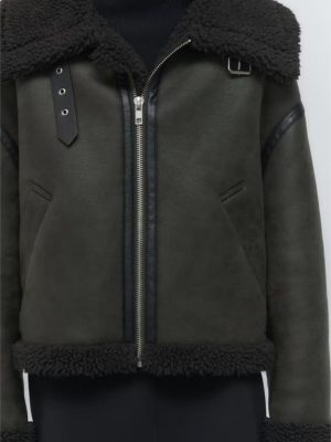 Warm Faux Shearling Jacket: Double-Sided Fleece Coat