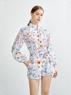 Summer Printed Shirt Set