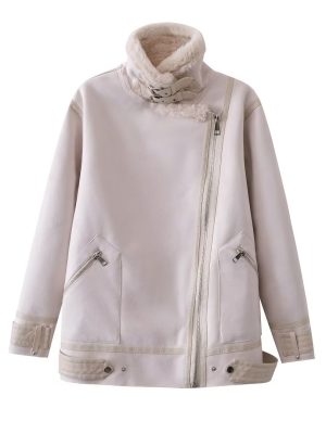 Second Rabbit Fur All-Matching Long Sleeve Jacket