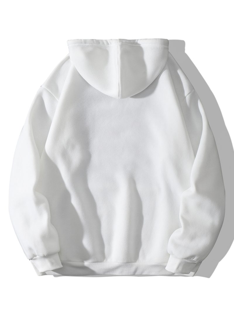 Hooded Fleece-Lined Graphic Pullover - Image 6