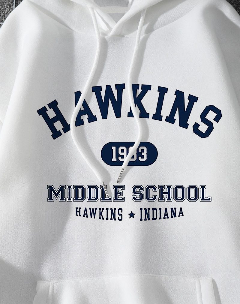 Hooded Fleece-Lined Graphic Pullover - Image 7
