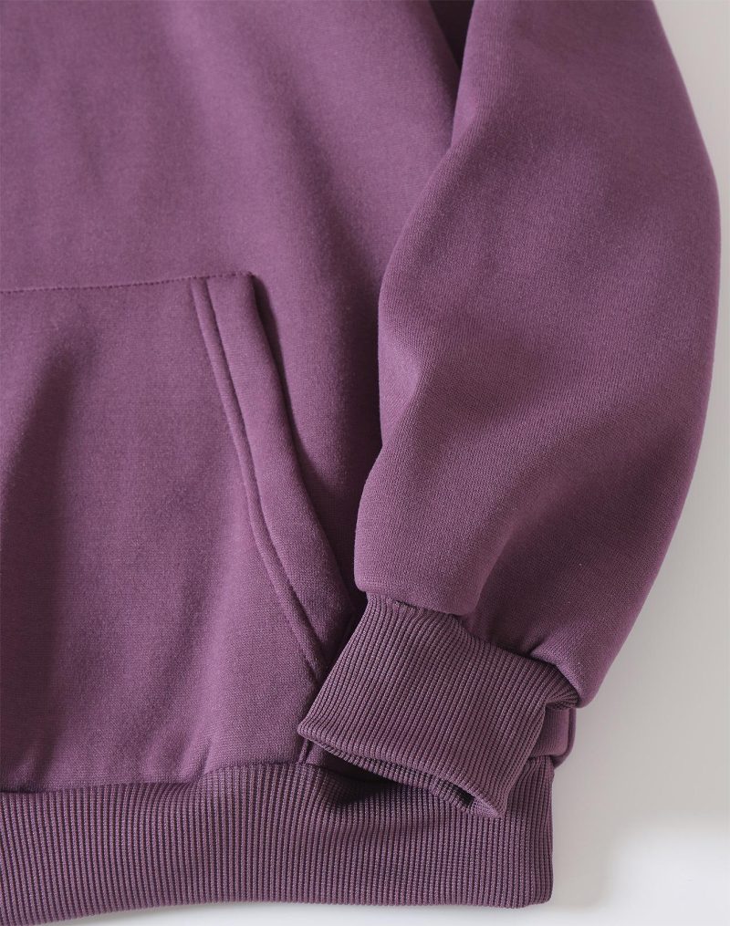 Hooded Fleece-Lined Graphic Pullover - Image 11