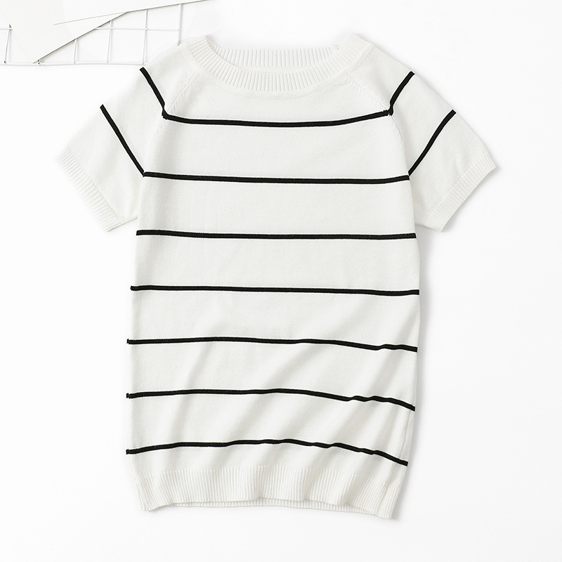 White Large Stripes