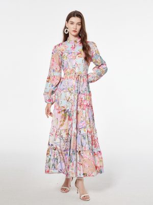 Printed Loose Vacation Dress