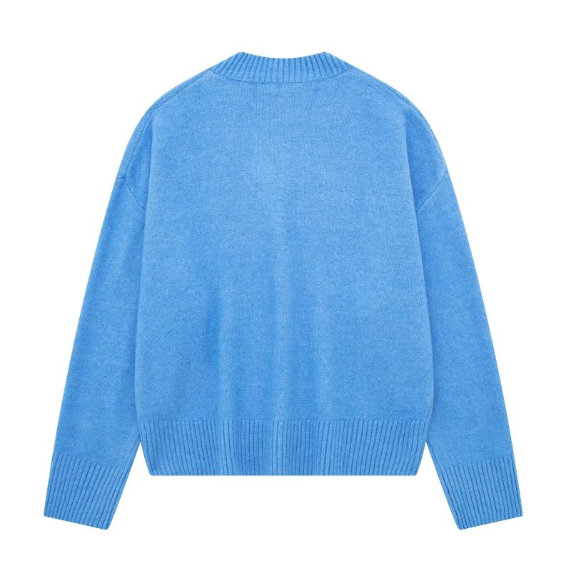 V-Neck Long Sleeve Sweater - Soft Autumn All-Match - Image 4
