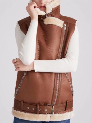 Casual Loose Faux Shearling Vest: Warm Waistcoat