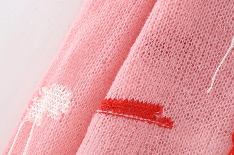 French Jacquard Knit Coat - Image 12