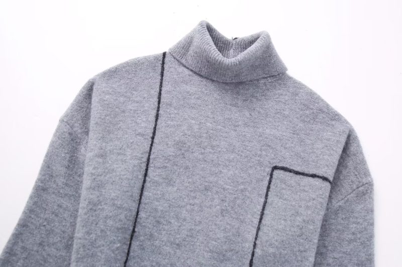 French Trim Long Sleeve Knit - Image 5