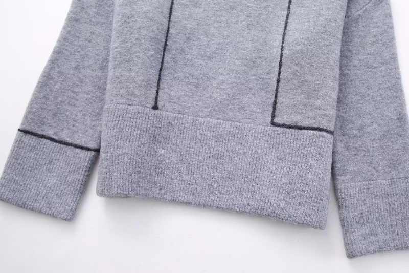 French Trim Long Sleeve Knit - Image 6