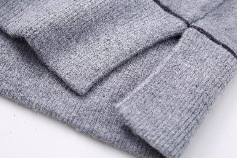 French Trim Long Sleeve Knit - Image 9