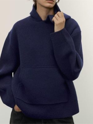 Cozy Cashmere Hoodie – Autumn/Winter Knit Pullover