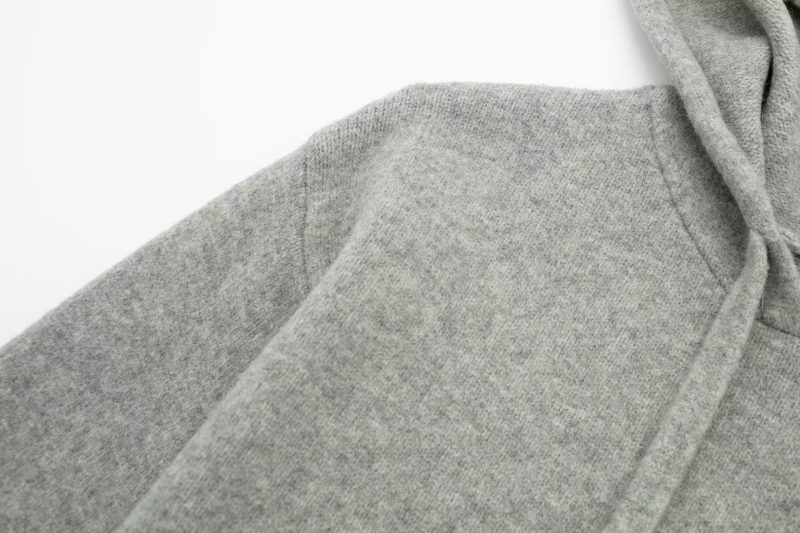 Alpaca Hoodie Blended Yarn Sweater - Image 6