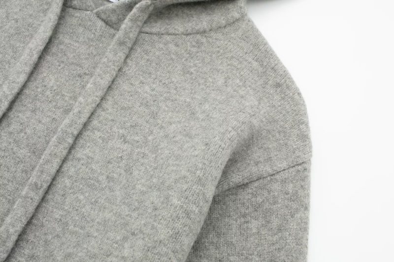 Alpaca Hoodie Blended Yarn Sweater - Image 8