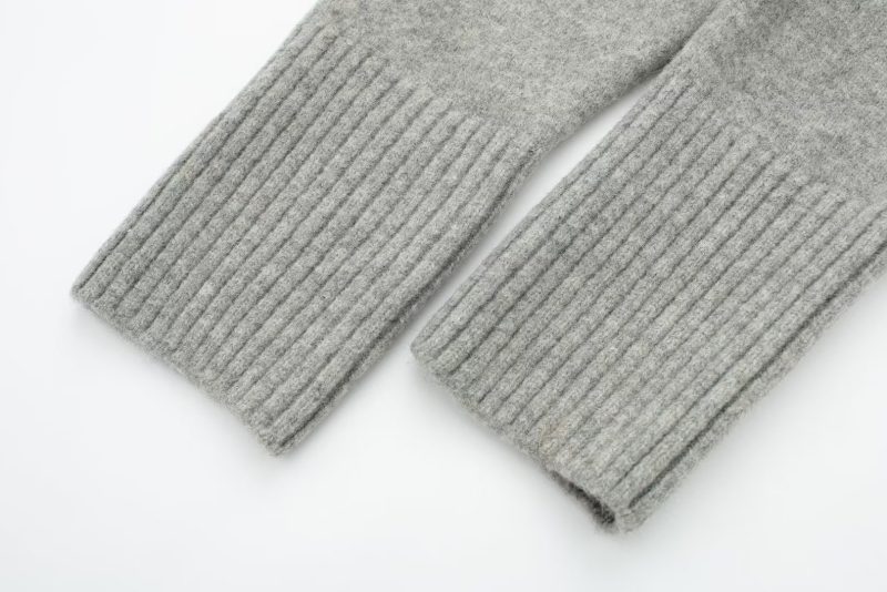 Alpaca Hoodie Blended Yarn Sweater - Image 9