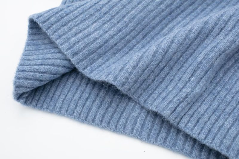 Turtleneck Short Sleeve Sweater - Autumn Slim Fit - Image 9
