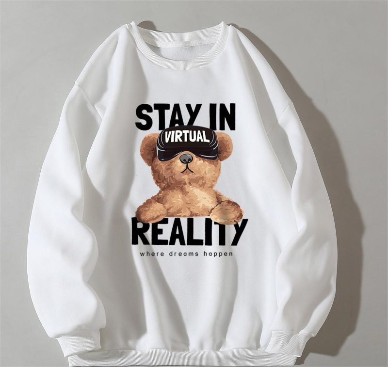 Popular Round Neck Fleece Hoodie - Image 4