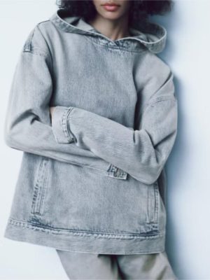 Retro Couple Denim Hoodie – Korean Fashion Jacket