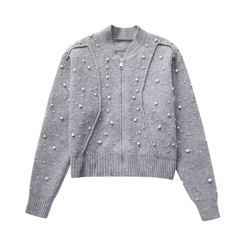 Pearl Single-Breasted Sweater - Image 3