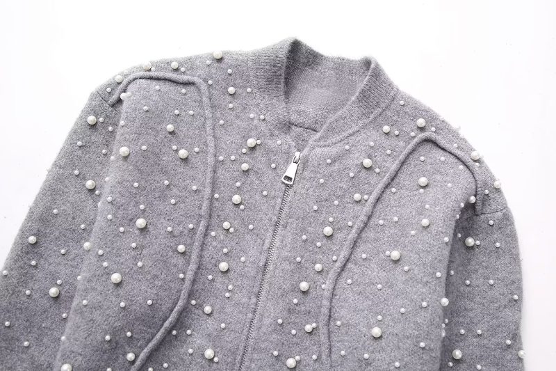 Pearl Single-Breasted Sweater - Image 5