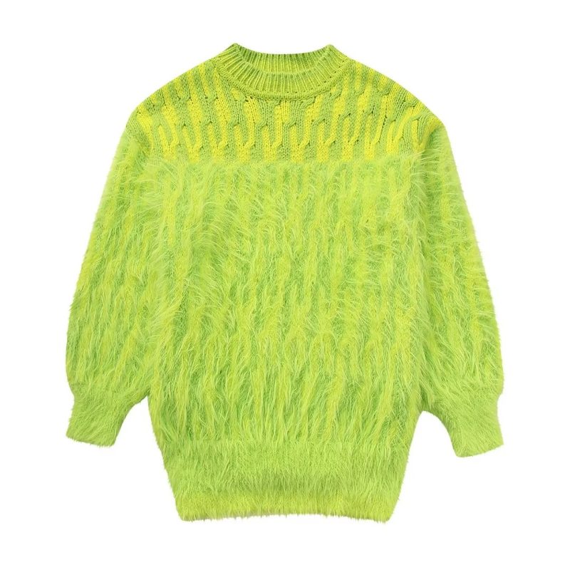 Casual Texture Jacquard Sweater - Image 3