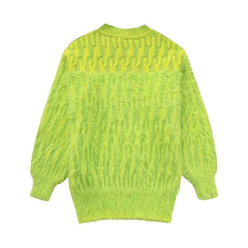 Casual Texture Jacquard Sweater - Image 4