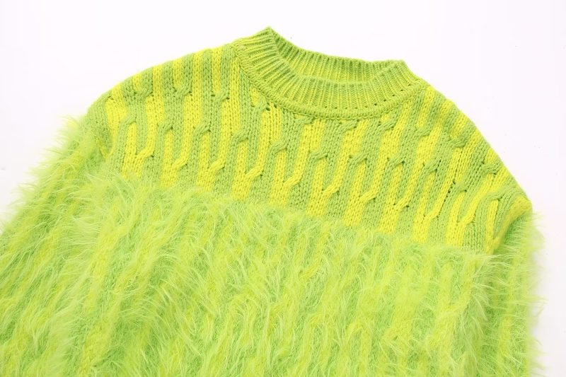 Casual Texture Jacquard Sweater - Image 5