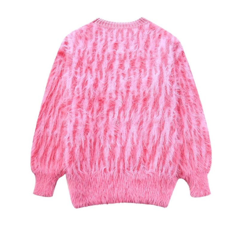 Thickened Street Jacquard Sweater - Image 4