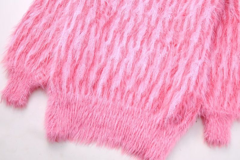 Thickened Street Jacquard Sweater - Image 7
