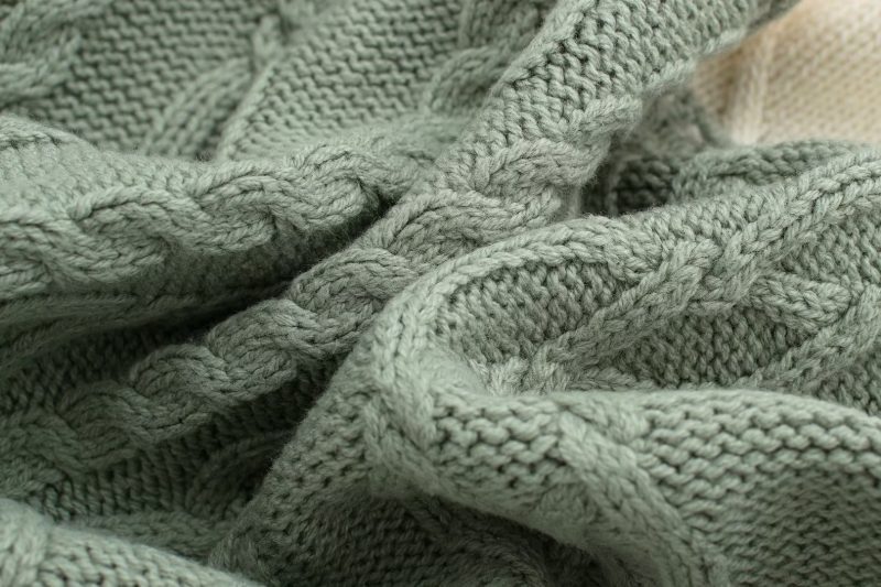 Asymmetric Color Matching Lazy Sweater - Fresh & Loose - Image 12