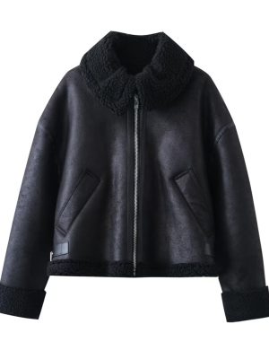 Winter Windproof Faux Shearling Jacket