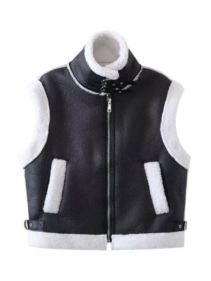 Winter Faux Shearling Lamb Fur Vest