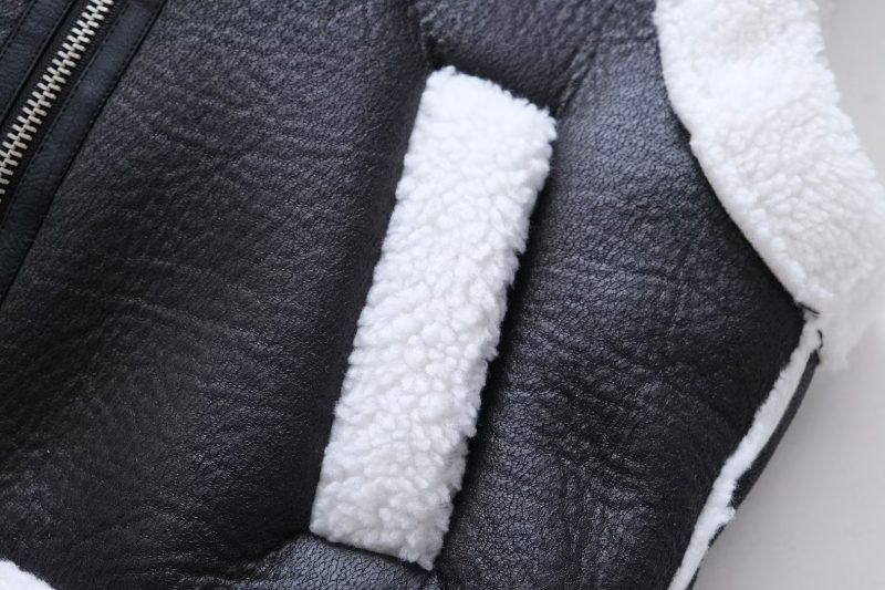 Winter Faux Shearling Lamb Fur Vest - Image 5