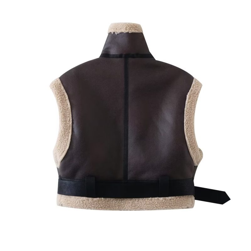 Chic Double-Sided Faux Shearling Jacket - Image 2