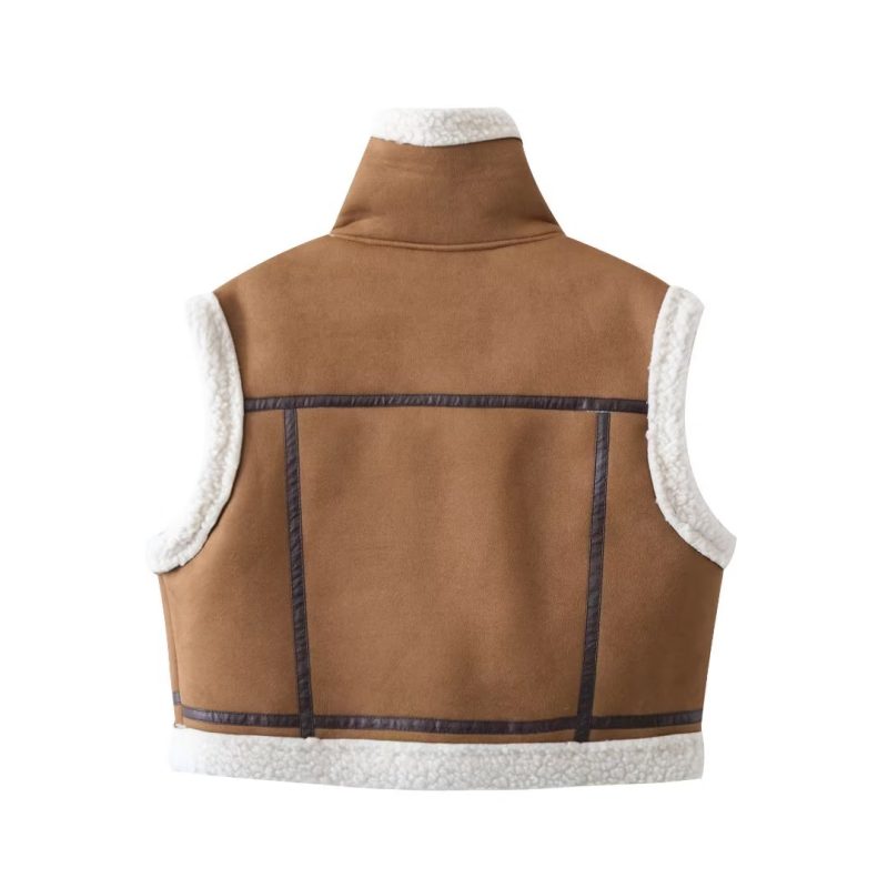 Winter Faux Shearling Locomotive Jacket - Image 2